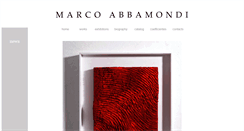 Desktop Screenshot of marcoabbamondi.it